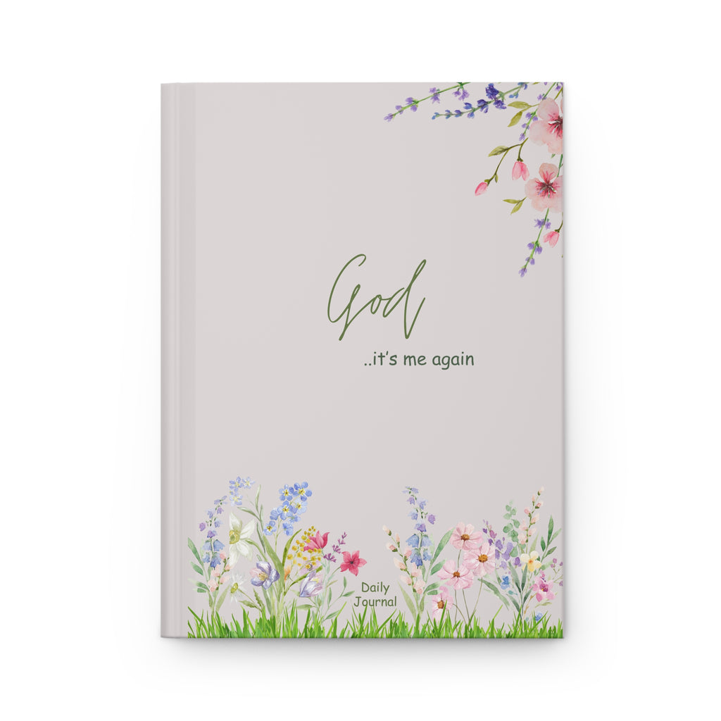 Floral Prayer Journal - Matte Hardcover, Inspirational Journal, Daily Reflection Notebook, Gratitude Journal, Faith-Based Writing