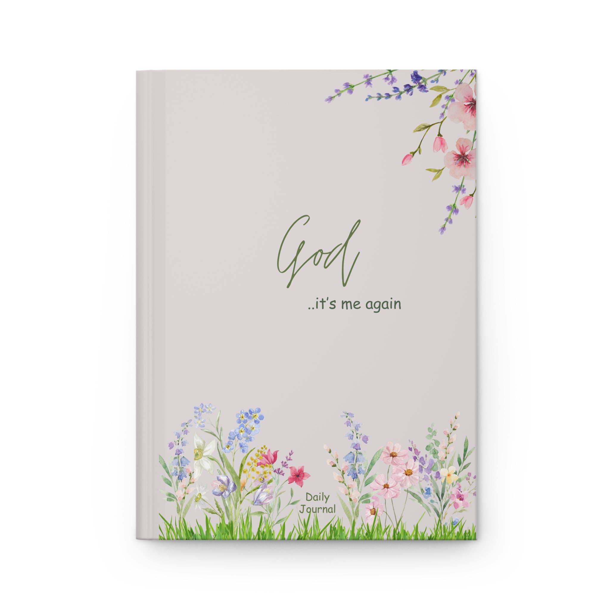 Floral Prayer Journal - Matte Hardcover, Inspirational Journal, Daily Reflection Notebook, Gratitude Journal, Faith-Based Writing