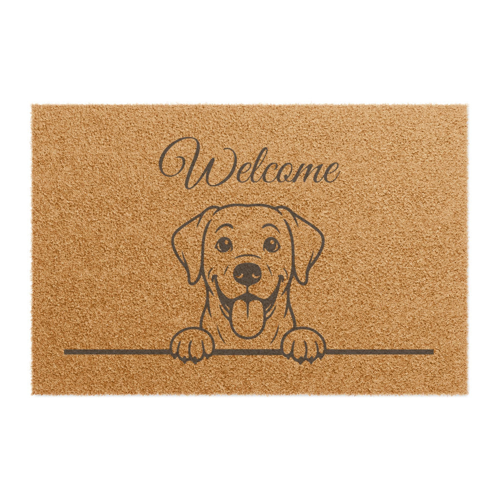 Dog Welcome Doormat — Cute Labrador Entryway Mat