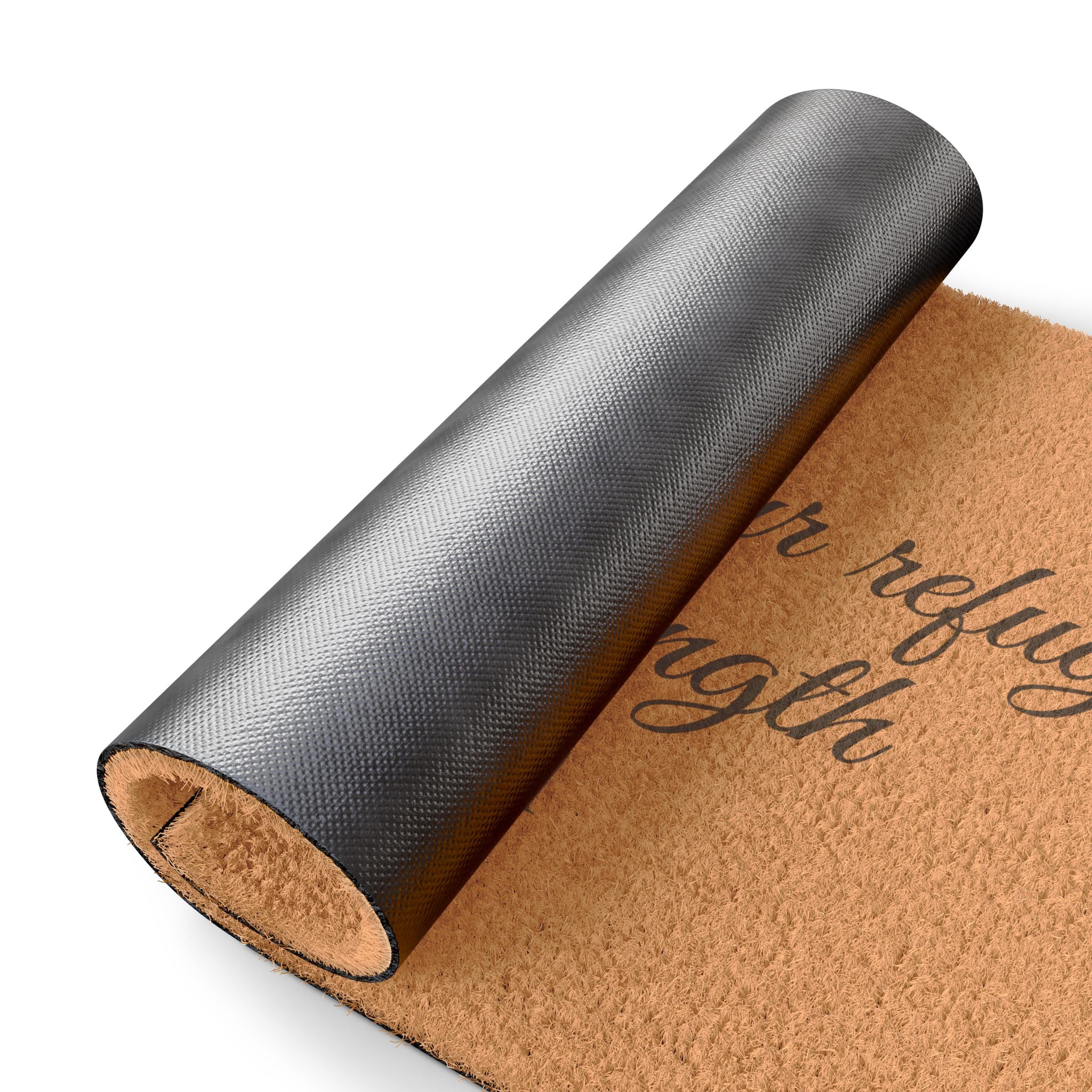 Inspirational Doormat - "The Lord is Our Refuge" - Scripture Welcome Mat