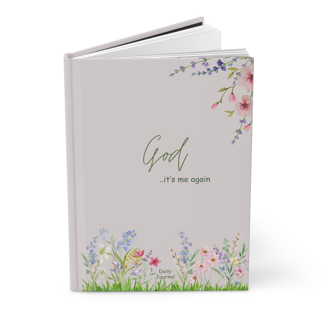 Floral Prayer Journal - Matte Hardcover, Inspirational Journal, Daily Reflection Notebook, Gratitude Journal, Faith-Based Writing