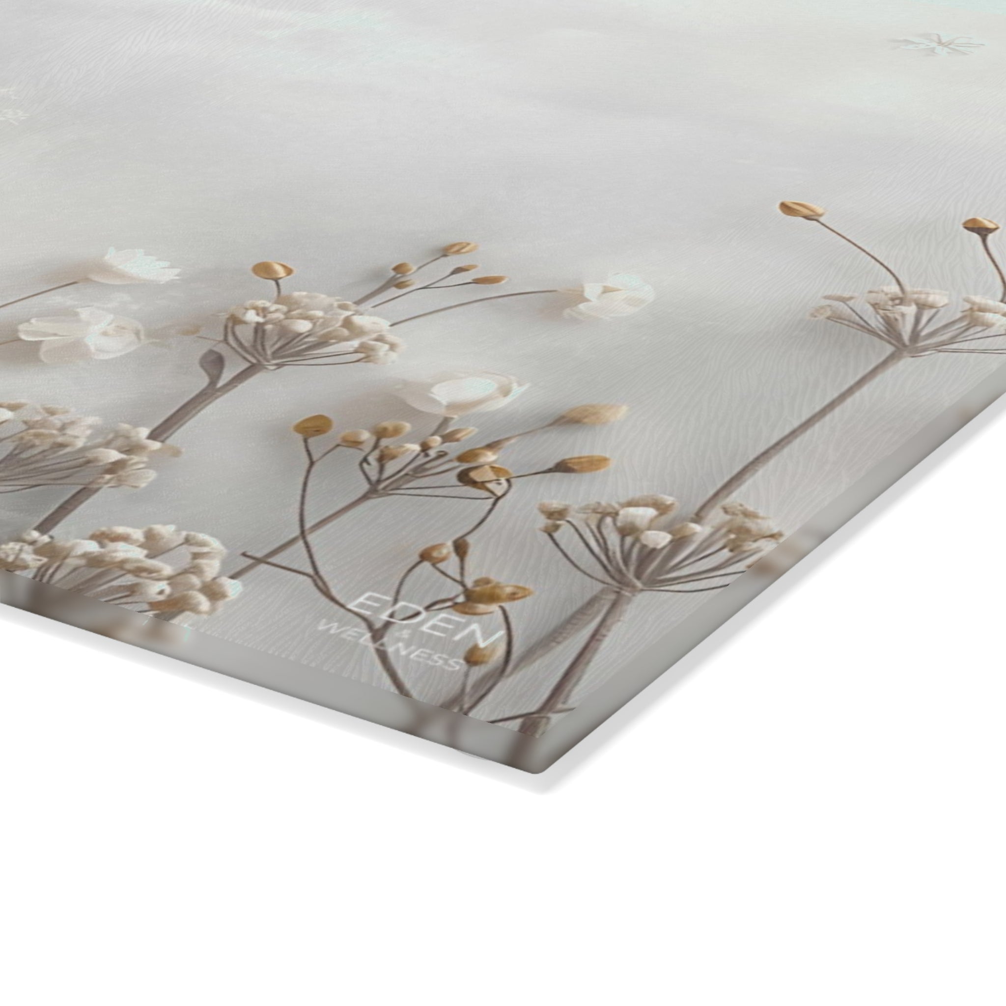 Butterfly Garden Glass Cutting Board, Kitchen Decor, Chic Gift for Home Chefs, Elegant Serving Tray, Modern Cooking Essentials
