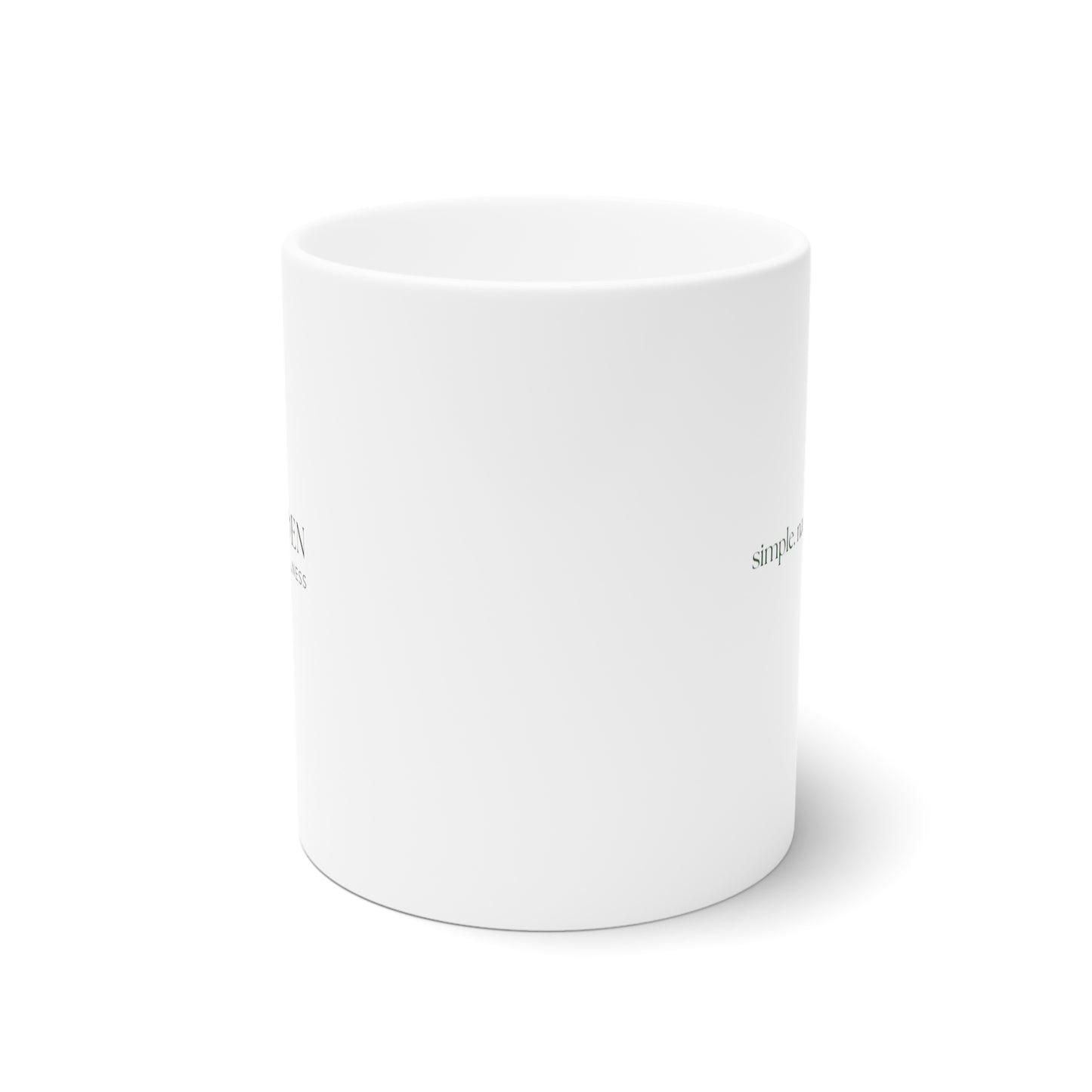 White Ceramic Mug, 11oz and 15oz