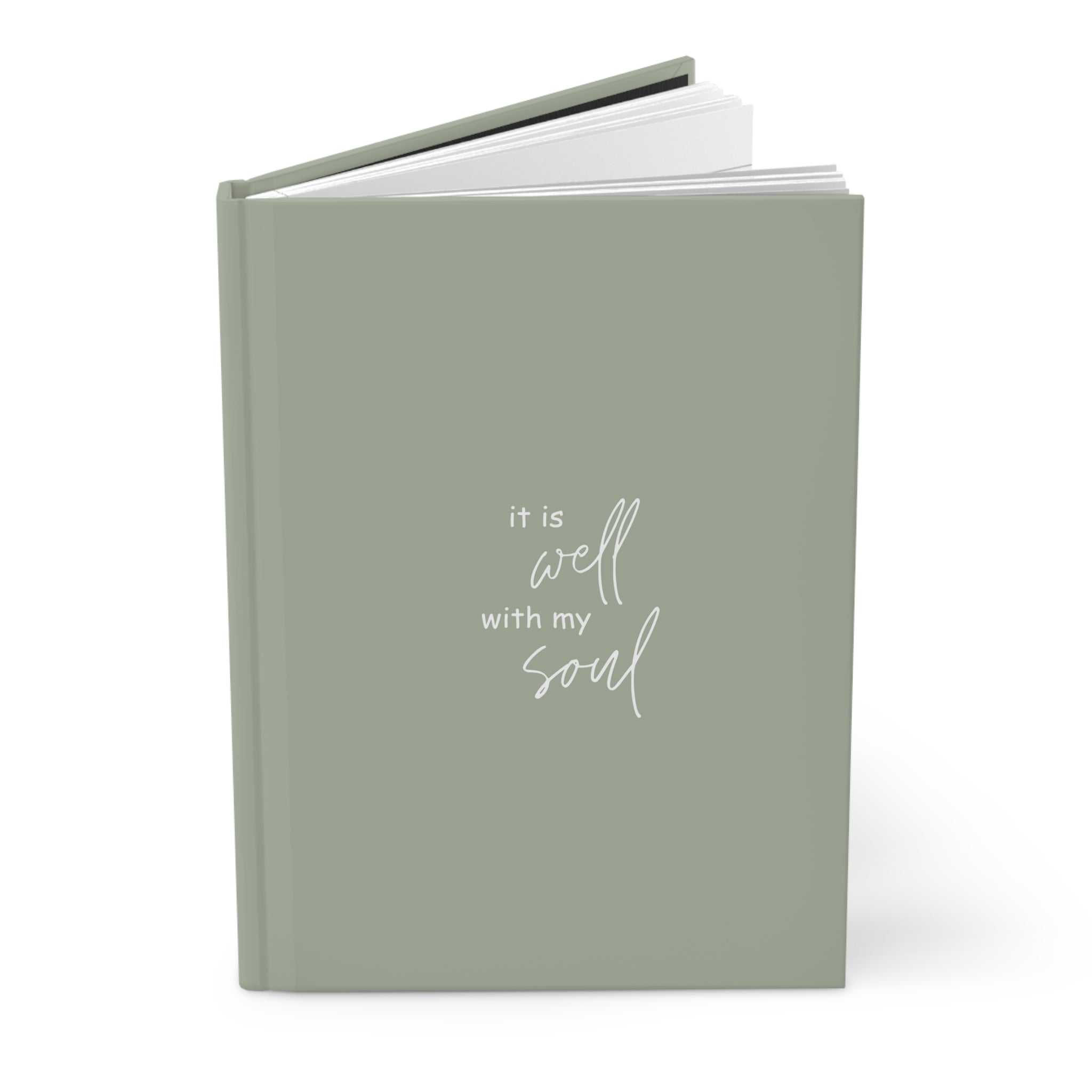 Inspirational Hardcover Journal: 'It Is Well With My Soul' - Writing Journal, Gratitude Diary, Prayer Notebook