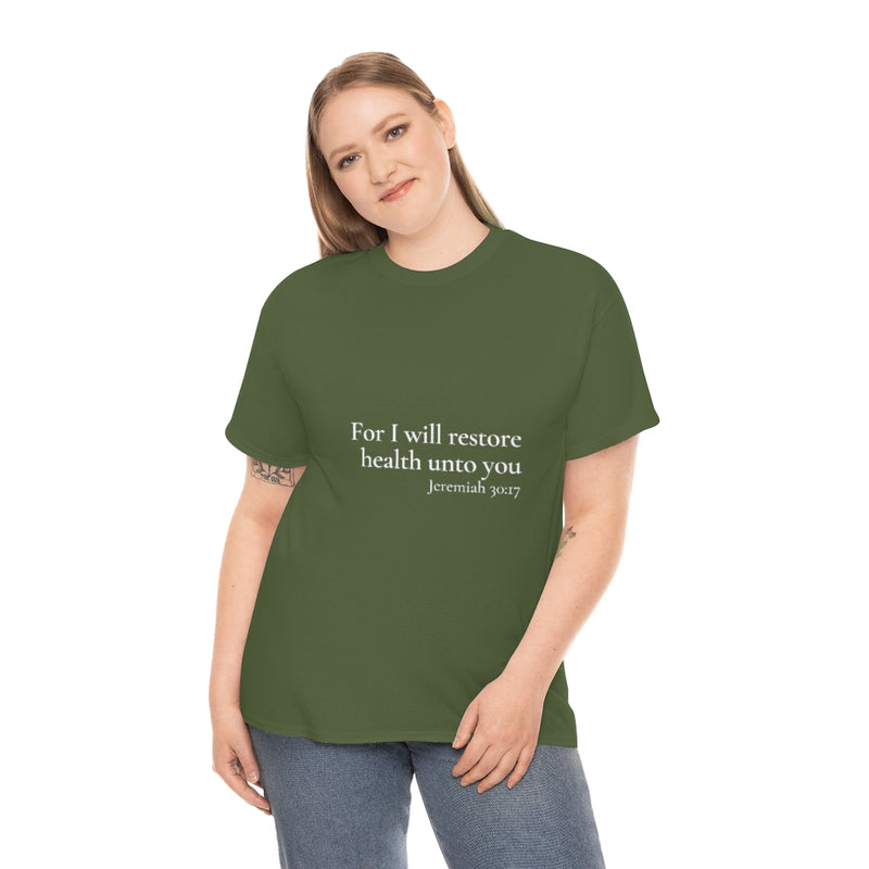For I will restore
