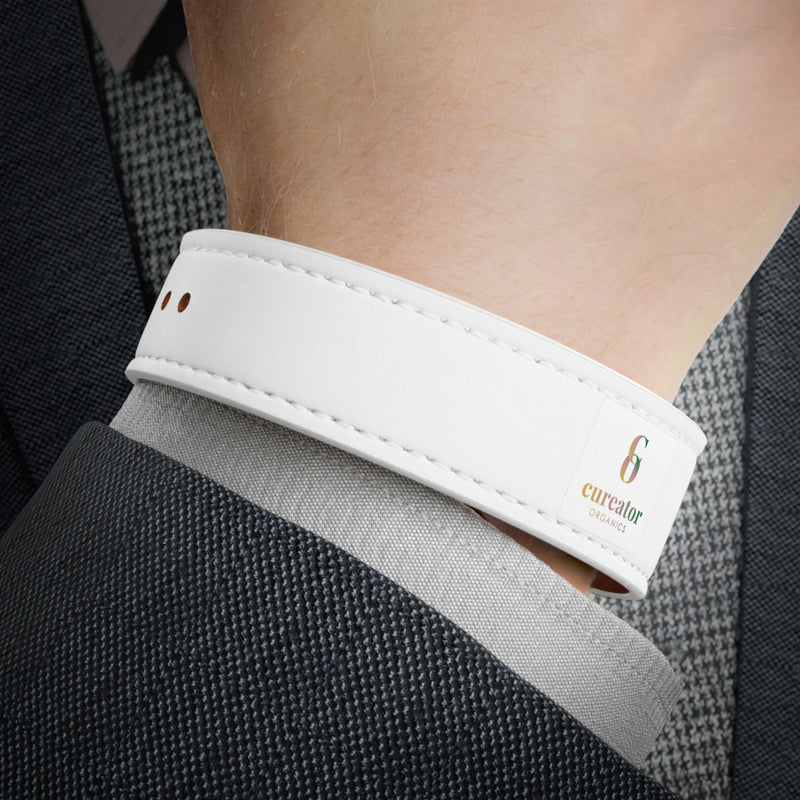 Faux Leather Wristband