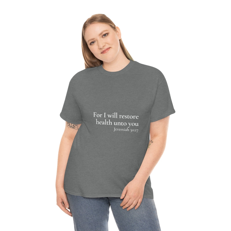 For I will restore