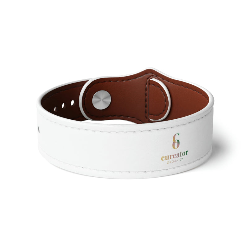 Faux Leather Wristband